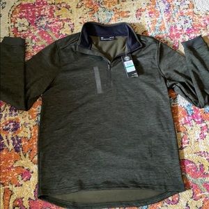 NWT Under Armour Forest Green Pullover Size L